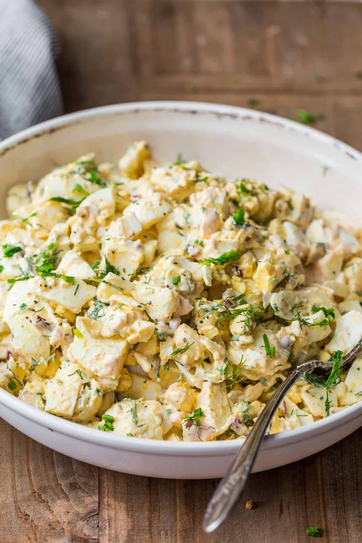 Egg Salad Recipe with the Biggest Dressing