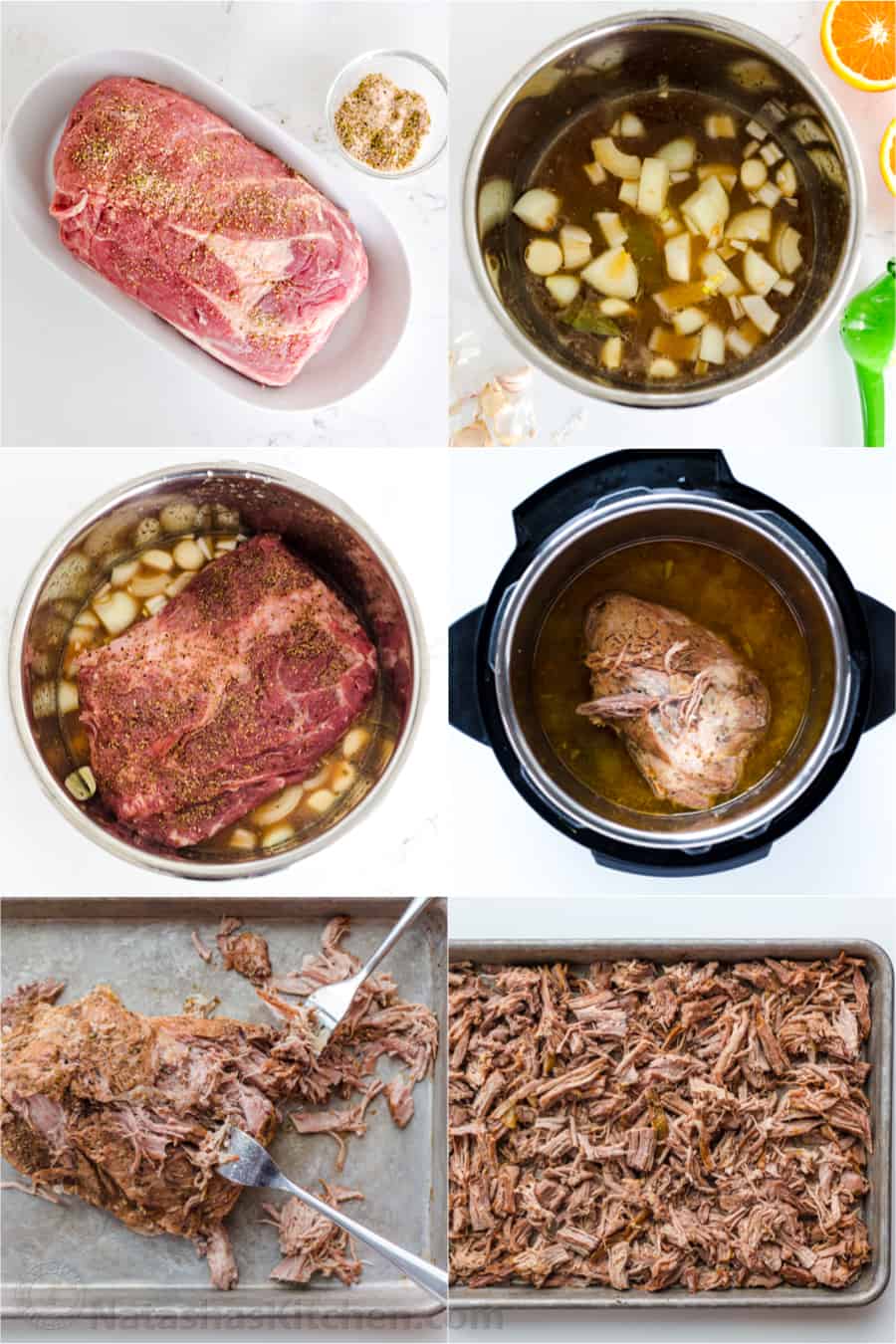 Step by step how to make pork carnitas