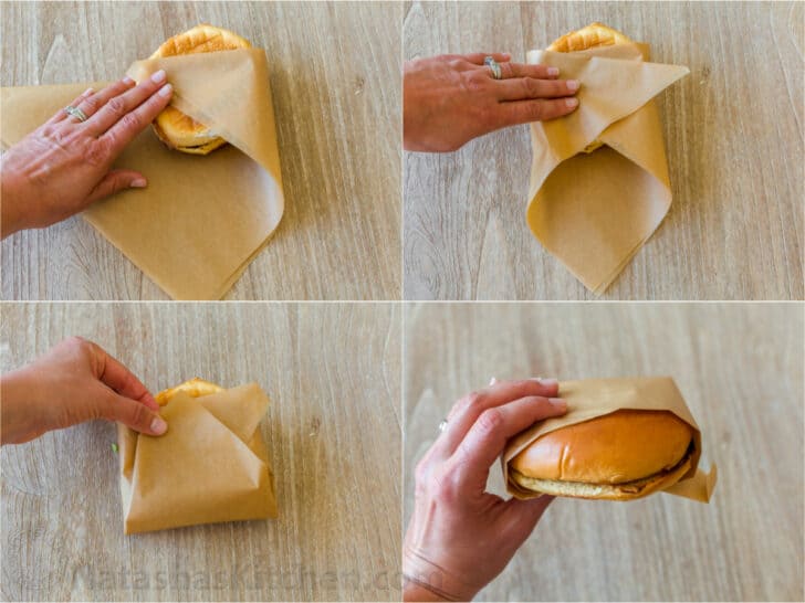 How to wrap a burger