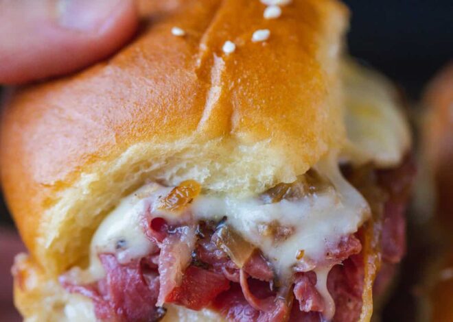 Easy French Dip Sliders Recipe (VIDEO)