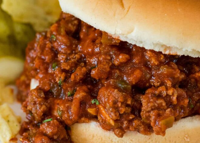 The BEST Sloppy Joe Recipe